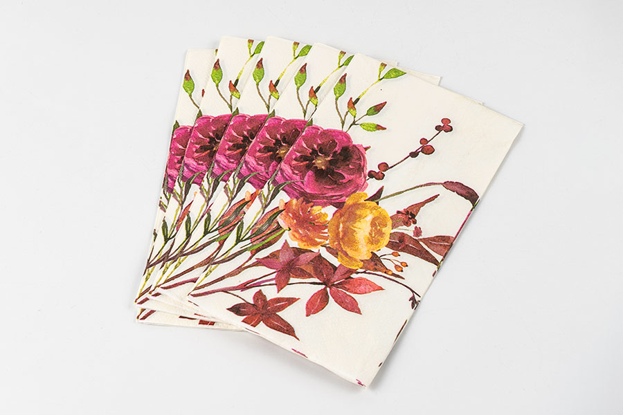 Floral Paper Napkin