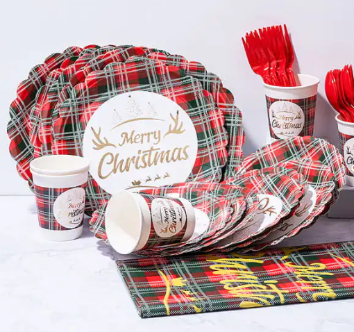 Ano ang holiday catering paper sets?